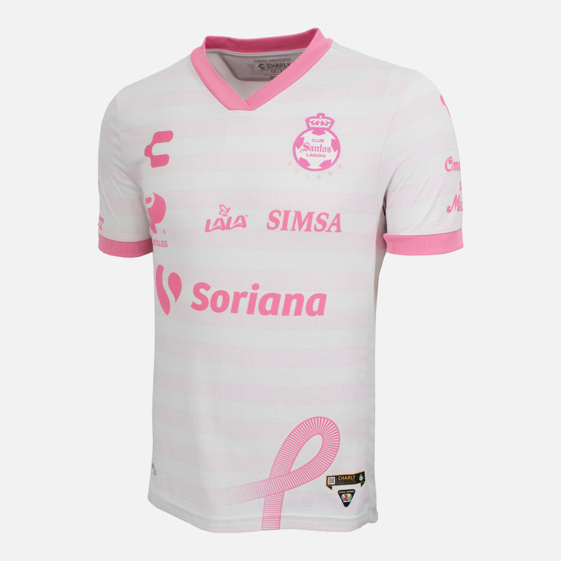 2021-22 Club Santos Laguna Third Shirt Pink October [Perfect] S