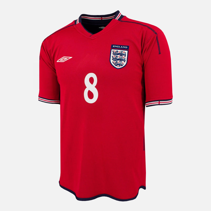 England 2002-04 Away Shirt Scholes 8 | Umbro