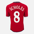 2002-04 England Away Shirt Scholes 8 [Perfect] S