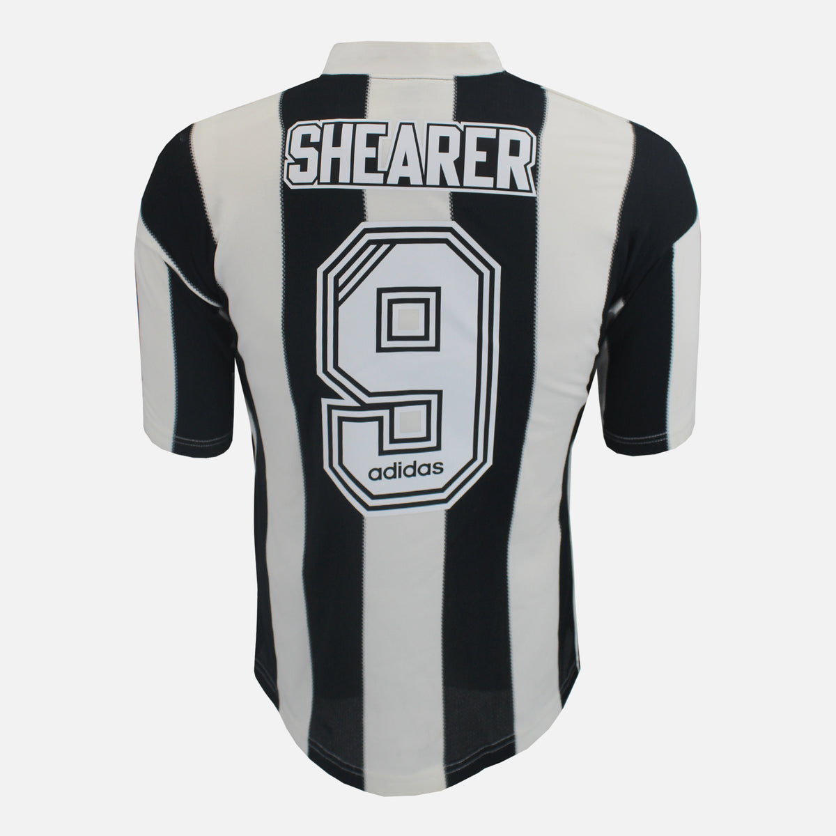 1995-97 Newcastle United Home Shirt Shearer 9 [Good] S — Original Newcastle United home football shirt from the 1995-97 season | The Vault
