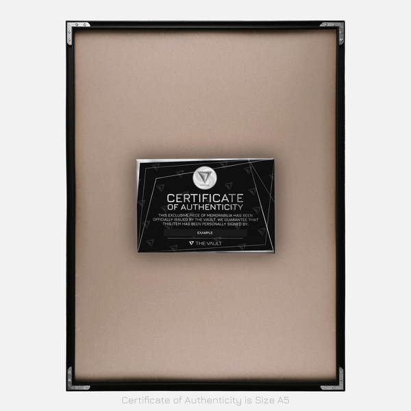 Framed Eric Cantona Signed Manchester United Shirt 1993-95 Away [Classic]