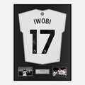 Framed Alex Iwobi Signed Fulham Shirt 2024-25 Home [Classic]
