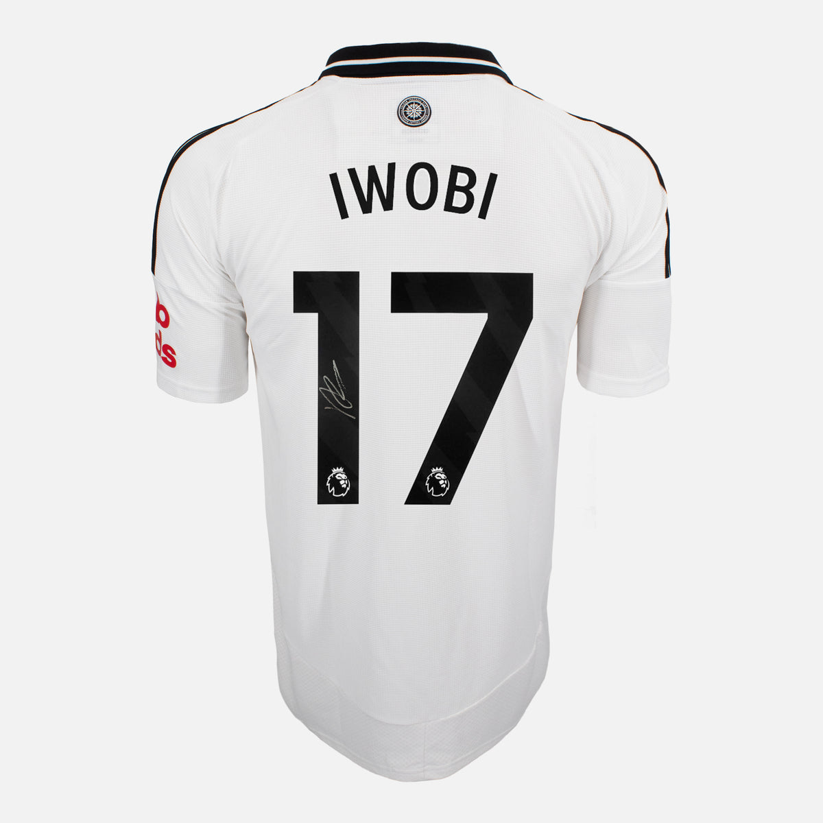 Alex Iwobi Signed Fulham Shirt 2024-25 Home [17] — Fulham signed shirt from the 2024 to 2025 season | The Vault