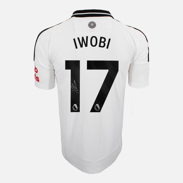 Alex Iwobi Signed Fulham Shirt 2024-25 Home [17]