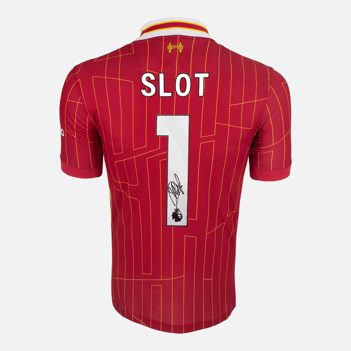 Arne Slot Signed Liverpool Shirt 2024-25 Home [1] — Liverpool signed shirt from the 2024 to 2025 season | The Vault
