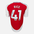 Declan Rice Signed Arsenal Shirt 2024-25 Home [41]