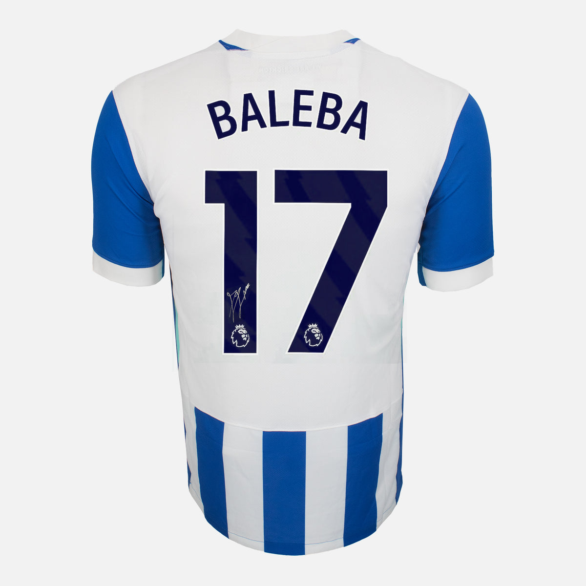 Carlos Baleba Signed Brighton & Hove Albion Shirt Home 2025-26 [17] — Brighton & Hove Albion signed shirt from the 2025 to 2026 season | The Vault