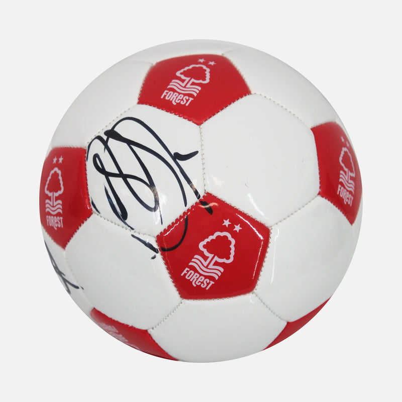 Signed Sean Dyche Nottingham Forest Mini Ball | Vault Verified