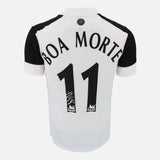 Framed Luís Boa Morte Signed Fulham Shirt Home [Modern]