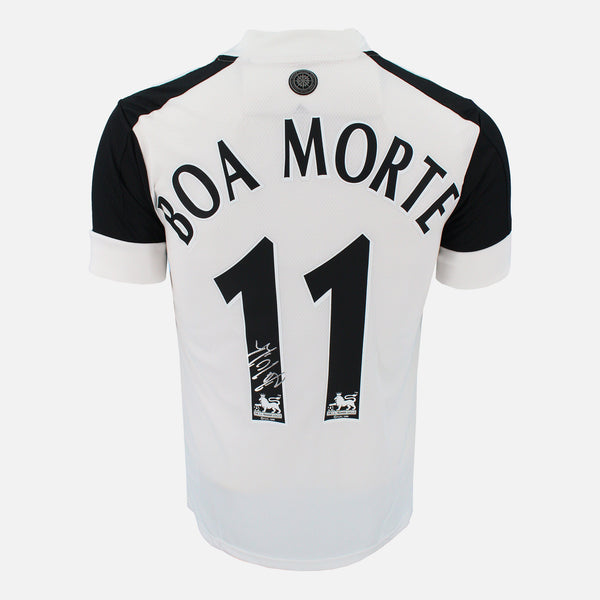 Luís Boa Morte Signed Fulham Shirt Home [11]