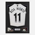 Framed Luís Boa Morte Signed Fulham Shirt Home [Classic]