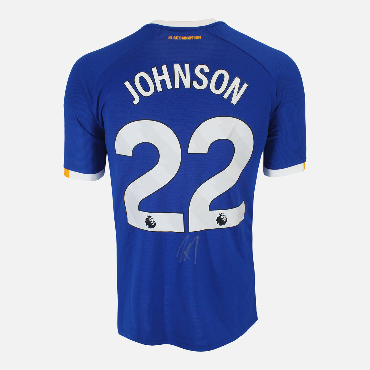 Brennan Johnson Signed Everton Authentic Shirt 2026-27 Home [22] — Official Everton shirt signed by Brennan Johnson | The Vault