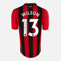 Callum Wilson Signed Bournemouth Shirt 2017-18 Home [13]