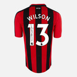 Callum Wilson Signed Bournemouth Shirt 2017-18 Home [13]