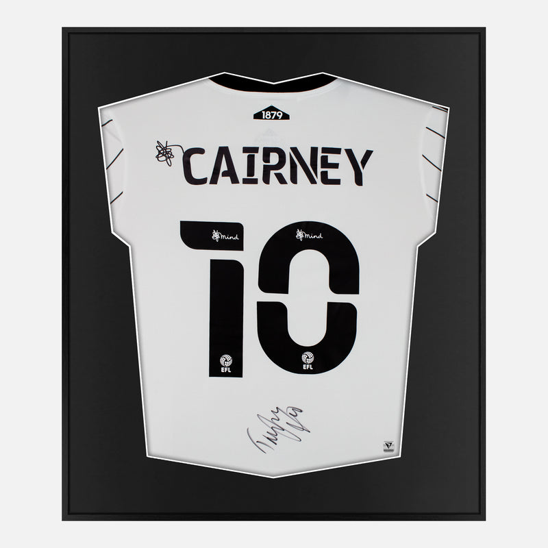 Framed Cairney Signed Fulham Shirt, Championship winners [Mini]