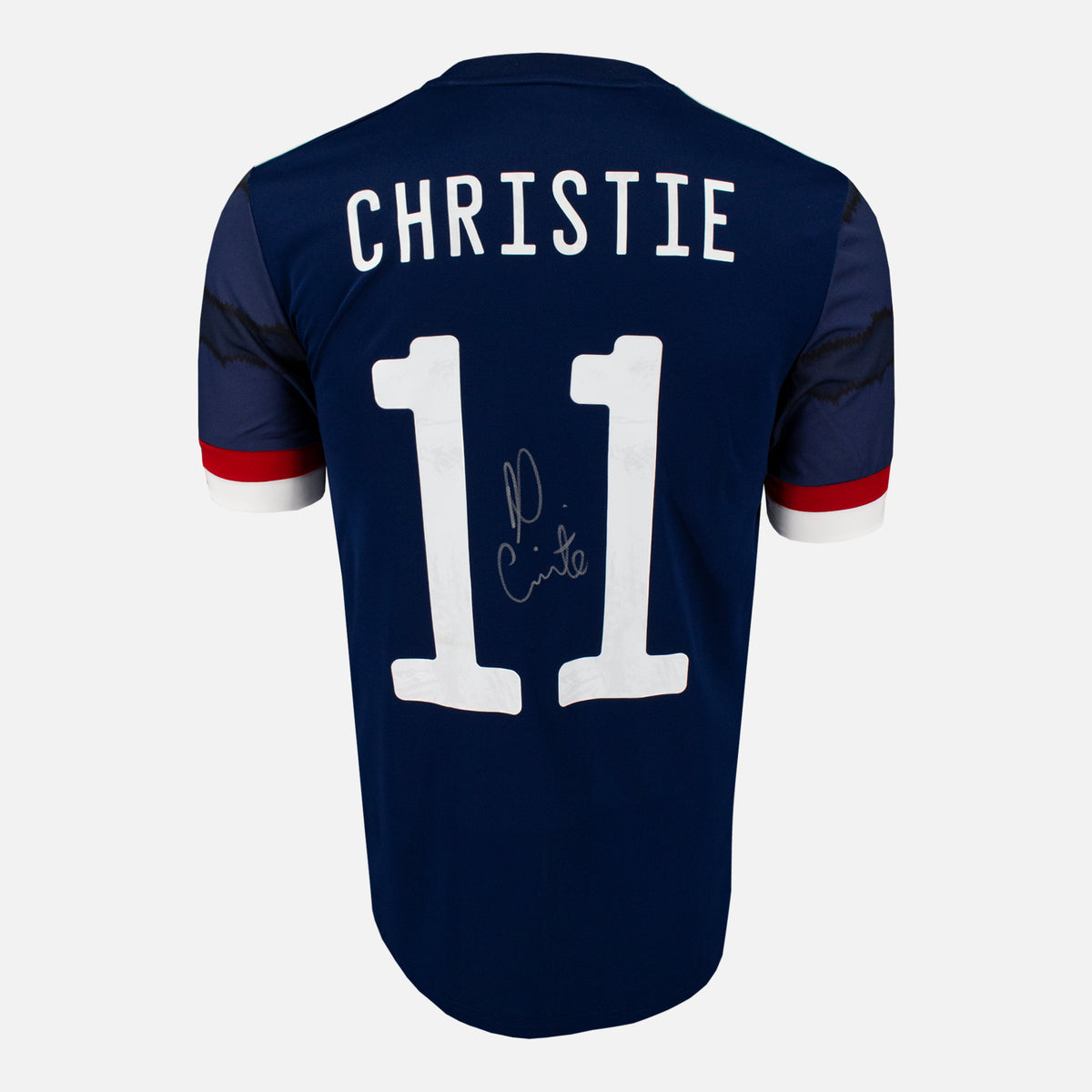 Ryan Christie Signed Scotland Shirt 2020-21 Home [9] — Scotland signed shirt from the 2020 to 2021 season | The Vault