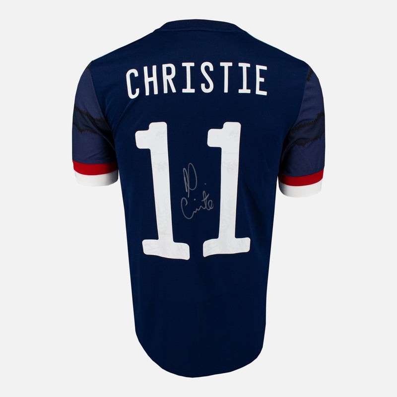 Framed Ryan Christie Signed Scotland Shirt 2020-21 Home [Modern]