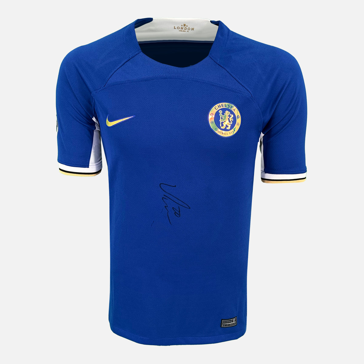 Cole Palmer Signed Chelsea Shirt 2023-24 Home [Front] — Chelsea signed shirt from the 2023 to 2024 season | The Vault