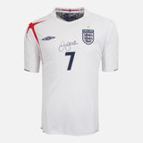 David Beckham Signed England Shirt 2005-07 Home [Front]