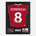 Framed Signed Dominik Szoboszlai Liverpool Shirt 2024-25 Home [Classic]
