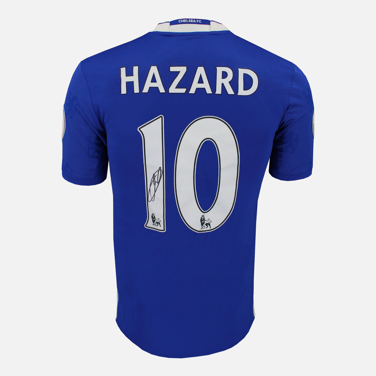 Eden Hazard Signed Chelsea Shirt 2016-17 Home [10] — Chelsea signed shirt from the 2016 to 2017 season | The Vault