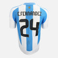 Enzo Fernandez Signed Argentina Shirt 2024-25 Home [24]