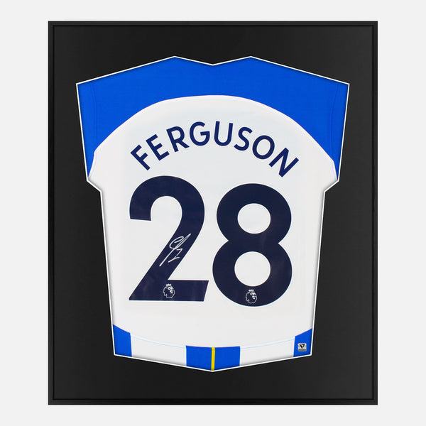 Framed Evan Ferguson Signed Brighton Shirt Home 2022-23 [Mini]