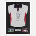 Framed Alan Shearer Signed England Shirt 1998 [Classic]