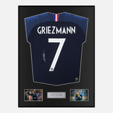 Framed Antoine Griezmann Signed France Shirt 2018 World Cup [Classic]
