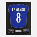 Framed Frank Lampard Signed Chelsea Shirt 2005-06 Centenary [Classic]