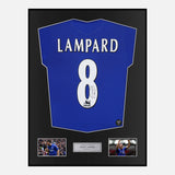 Framed Frank Lampard Signed Chelsea Shirt 2005-06 Centenary [Classic]