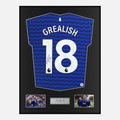 Framed Jack Grealish Signed Everton Shirt 2025-26 Home [Classic]