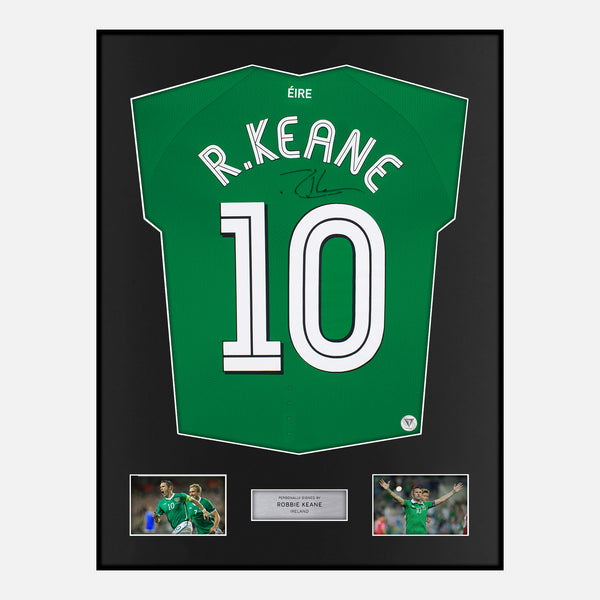 Framed Robbie Keane Signed Ireland Shirt [Classic]