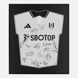 Framed Fulham Signed Shirt, 2024-25 Squad [Lite]