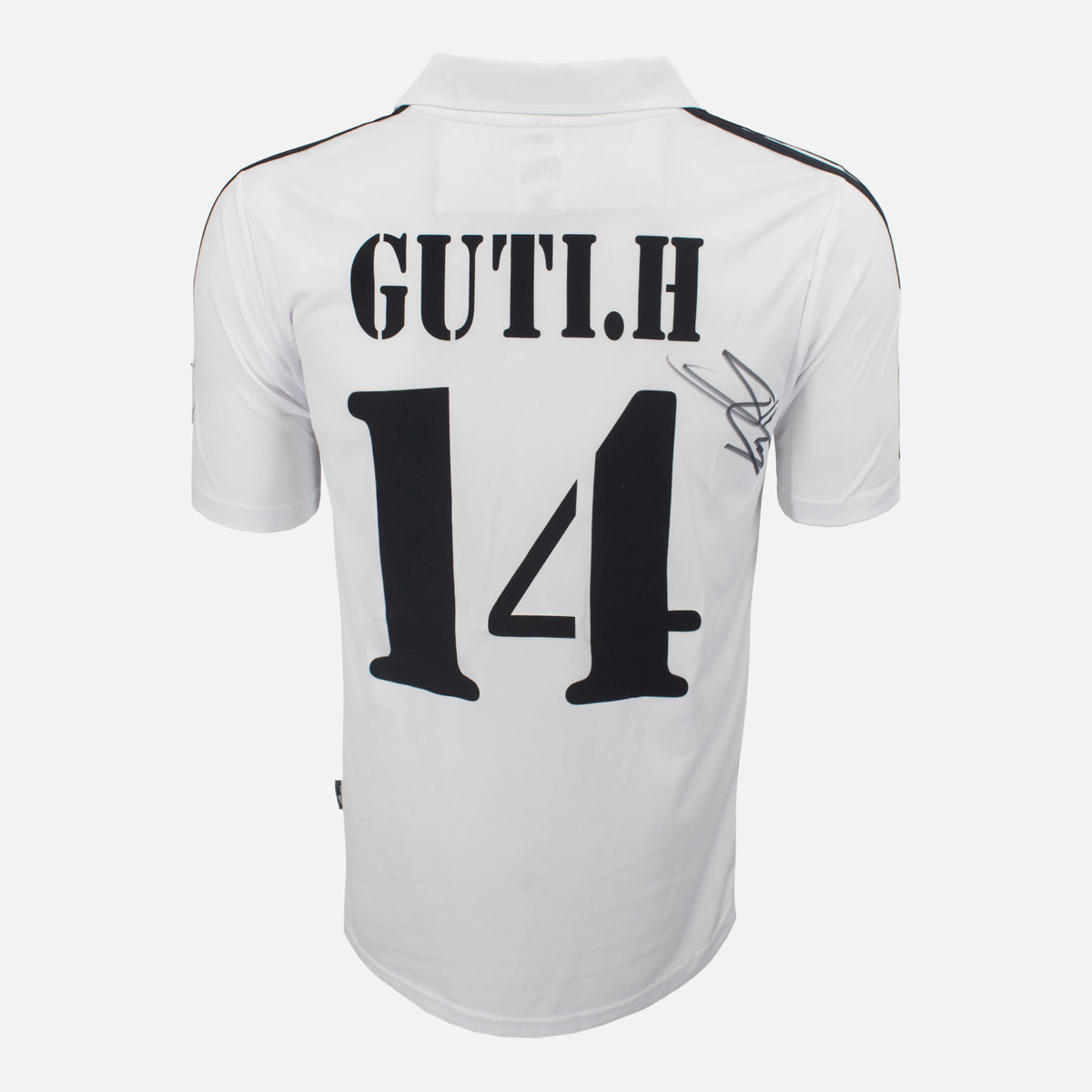 Guti Signed Real Madrid Shirt 2002-03 Home [14] — Real Madrid signed shirt from the 2002 to 2003 season | The Vault