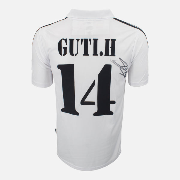 Guti ユニフォーム Real madrid CF Guti Signed Real Madrid Shirt 2002-03 Home [14]