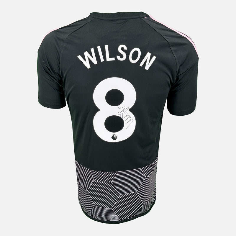 Framed Harry Wilson Signed Fulham Shirt 2023-24 Third away [Mini]