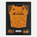 Framed Squad Signed Hull City Shirt 2025-26 Home [Classic]