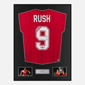 Framed Ian Rush Signed Liverpool Shirt Home 1986 [Classic]