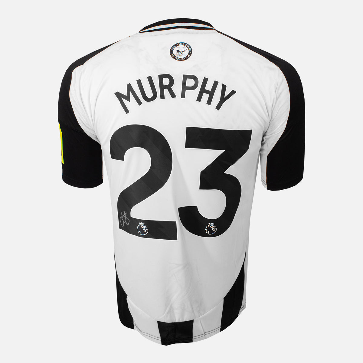 Jacob Murphy Signed Newcastle United Shirt 2024-25 Home [23] — Newcastle United signed shirt from the 2024 to 2025 season | The Vault