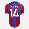 Jean-Philippe Mateta Signed Crystal Palace Shirt 2025-26 Home [14]