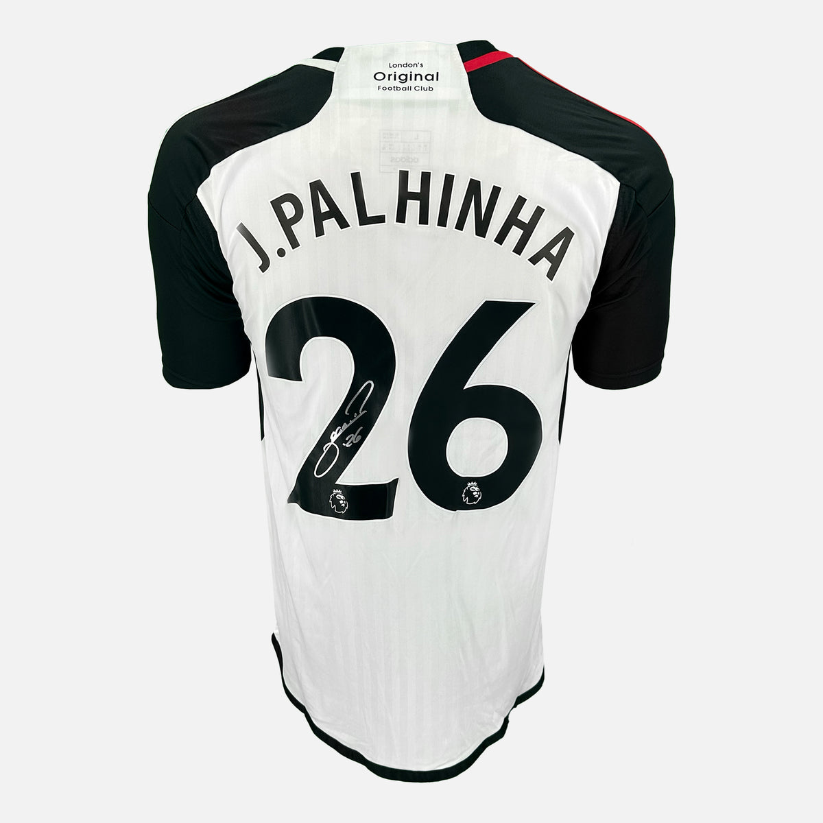 Joao Palhinha Signed Fulham Shirt 2023-24 Home [26] — Fulham signed shirt from the 2023 to 2024 season | The Vault