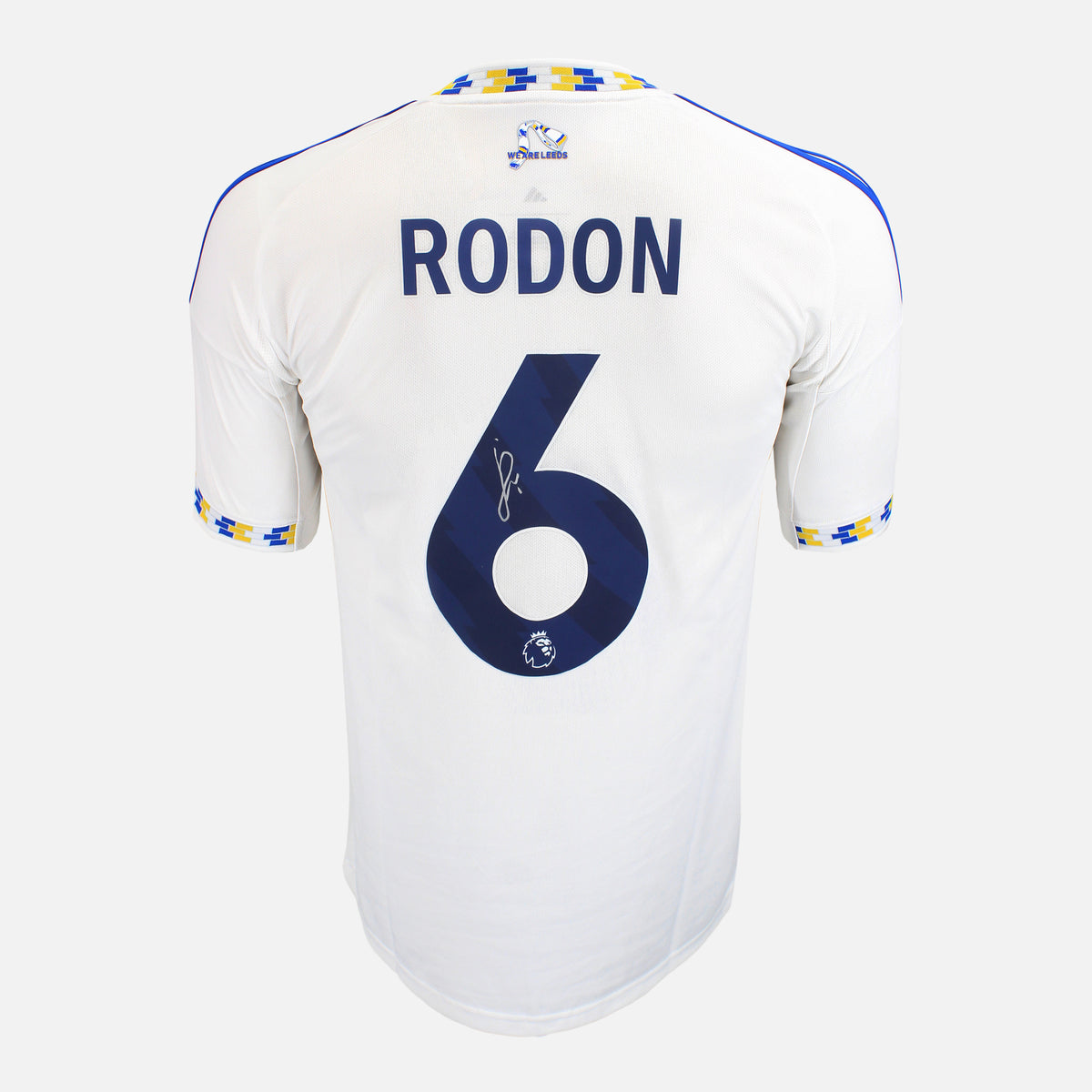 Joe Rodon Signed Leeds United Shirt 2025-26 Home [6] — Official Leeds United shirt signed by Joe Rodon | The Vault