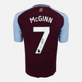John McGinn Signed Aston Villa Shirt 2024-25 Home [7]