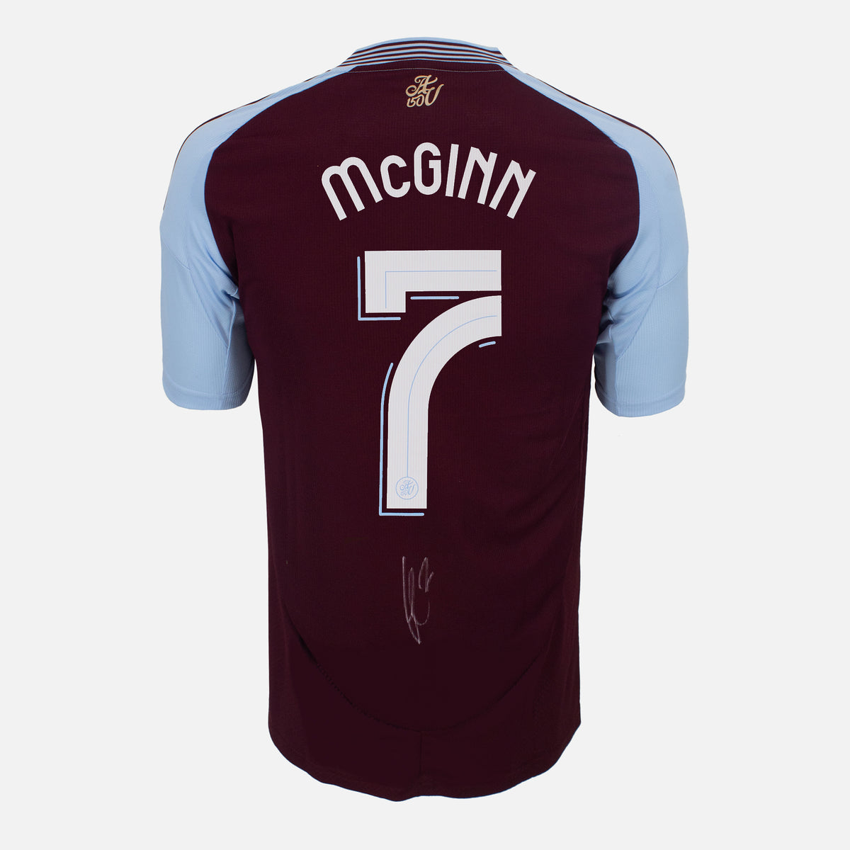 John McGinn Signed Aston Villa Shirt 2024-25 Home [7] — Official Aston Villa shirt signed by John McGinn | The Vault