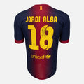Jordi Alba Signed Barcelona Shirt 2012-13 Home [18]