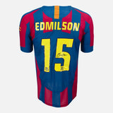 Framed Jose Edmilson Signed Barcelona Shirt 2005-06 Final [Classic]