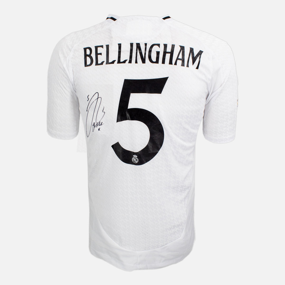 Jude Bellingham Signed Real Madrid Shirt 2024-25 Home [5] — Real Madrid signed shirt from the 2023 to 2024 season | The Vault
