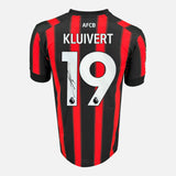 Framed Justin Kluivert Signed Bournemouth Shirt Home 2023-24 [Classic]