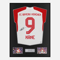 Framed Harry Kane Signed Bayern Munich Shirt Away 2023-24 [Classic]